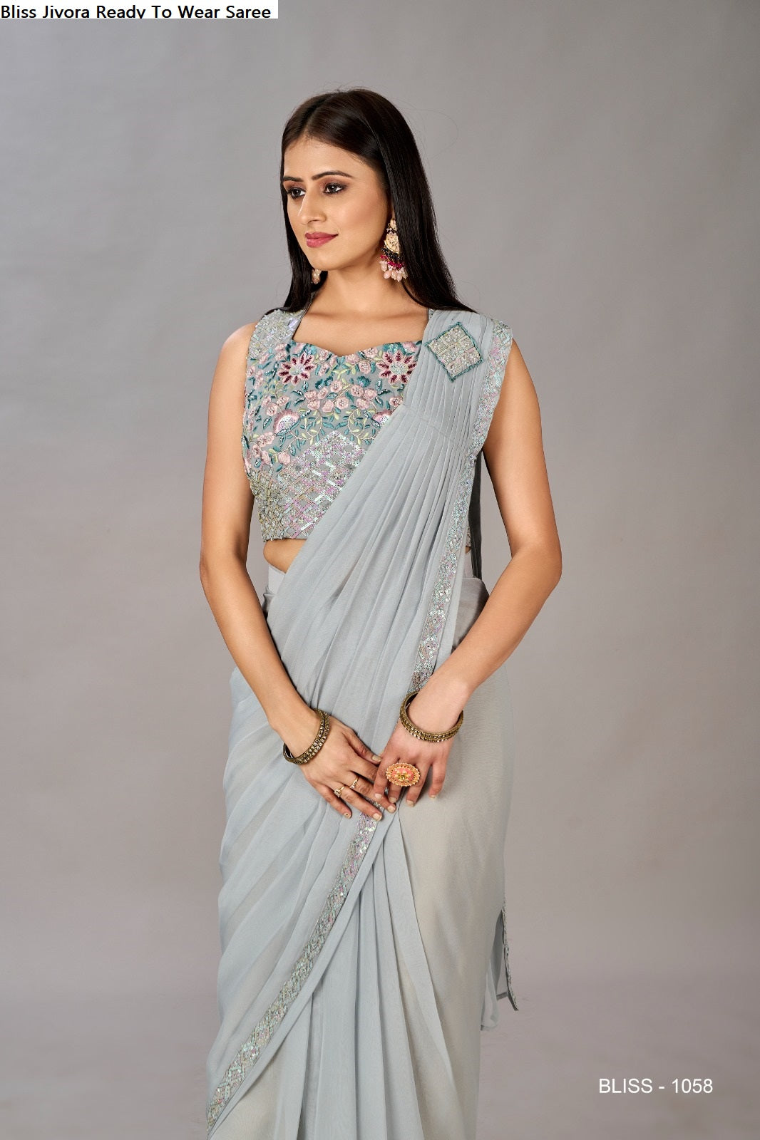 Bliss Jivora Georgette Ready To Wear Saree