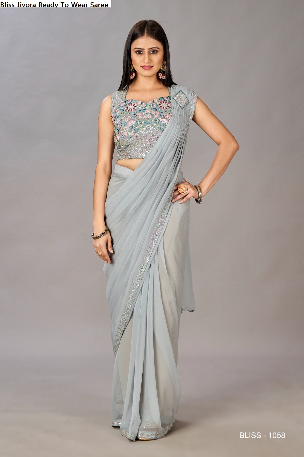 Bliss Jivora Georgette Ready To Wear Saree