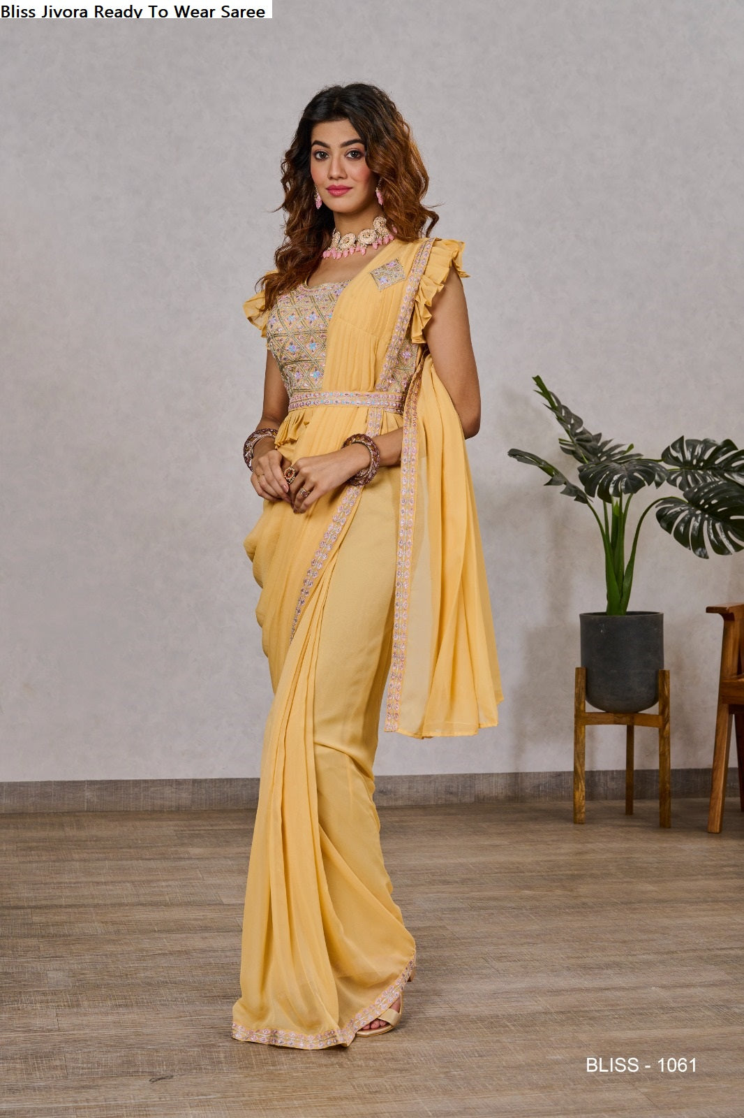 Bliss Jivora Georgette Ready To Wear Saree