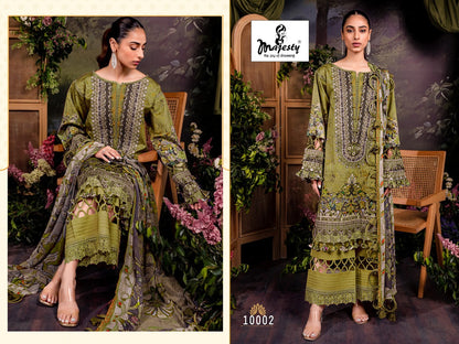 Bliss Linen Majesty Cotton Pakistani Patch Work Suits