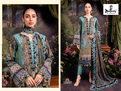 Bliss Linen Majesty Cotton Pakistani Patch Work Suits
