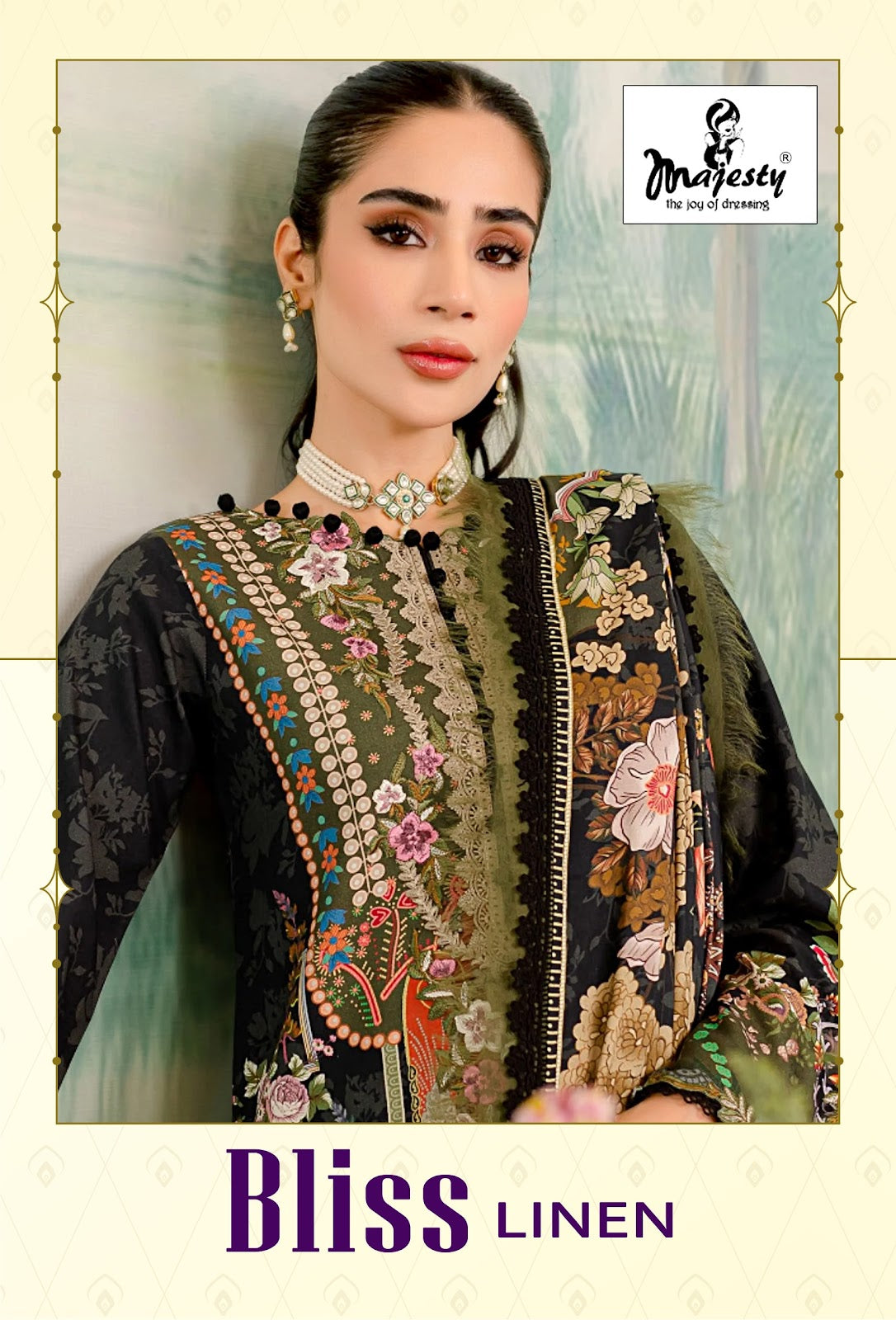 Bliss Linen Majesty Cotton Pakistani Patch Work Suits