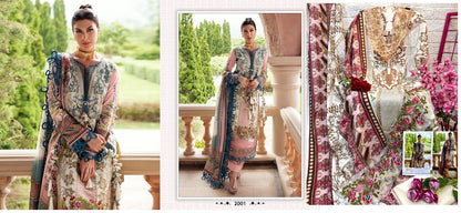 Bliss Vol 2 Shraddha Designer Lawn Cotton Pakistani Patch Work Suits