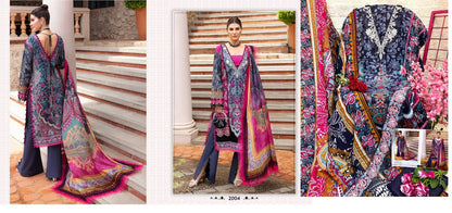 Bliss Vol 2 Shraddha Designer Lawn Cotton Pakistani Patch Work Suits