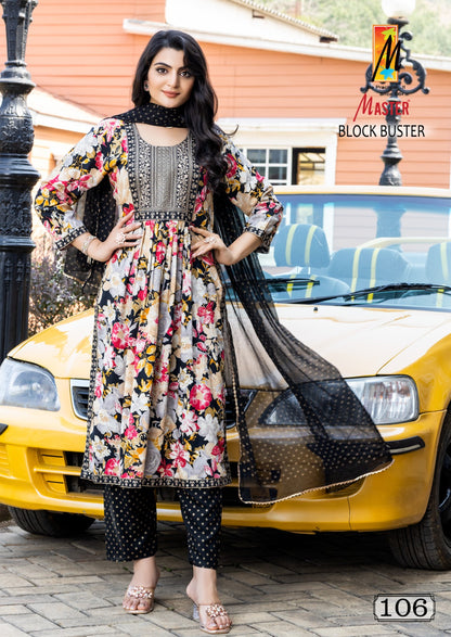 Blockbuster Master Rayon Readymade Pant Style Suits