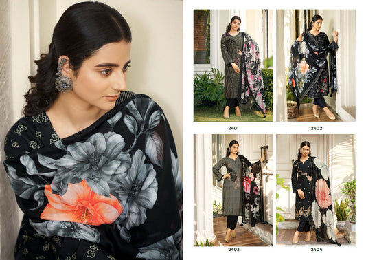 Bloom Rupali Viscose Muslin Pant Style Suits