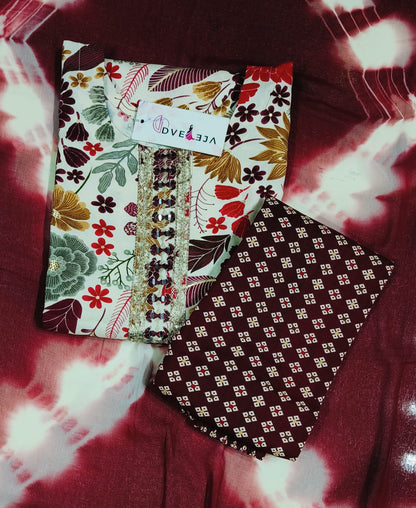 Blossom-1902 Dveeja Fashion Reyon Readymade Pant Style Suits