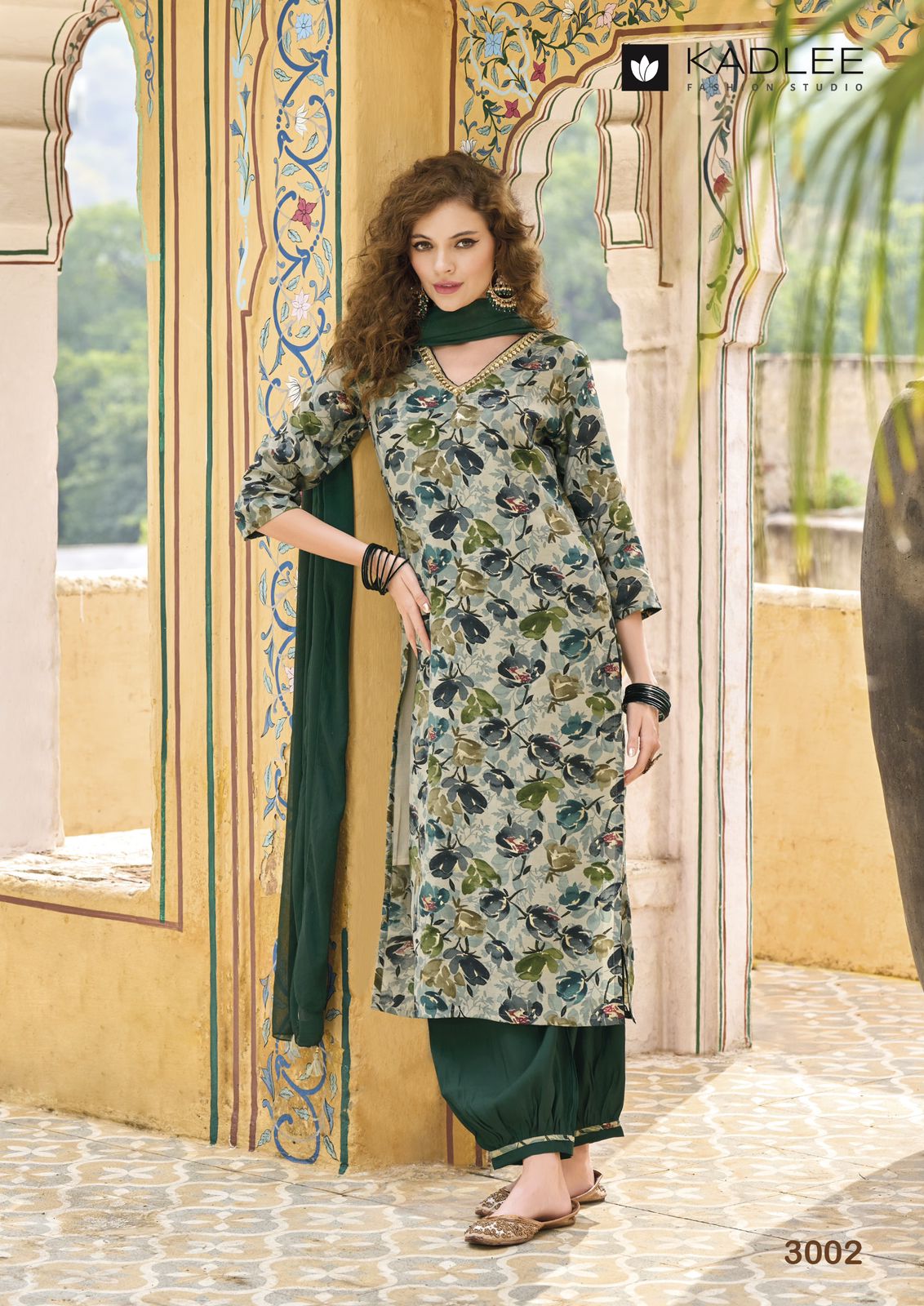 Blossom Kadlee Modal Cotton Afghani Readymade Suit