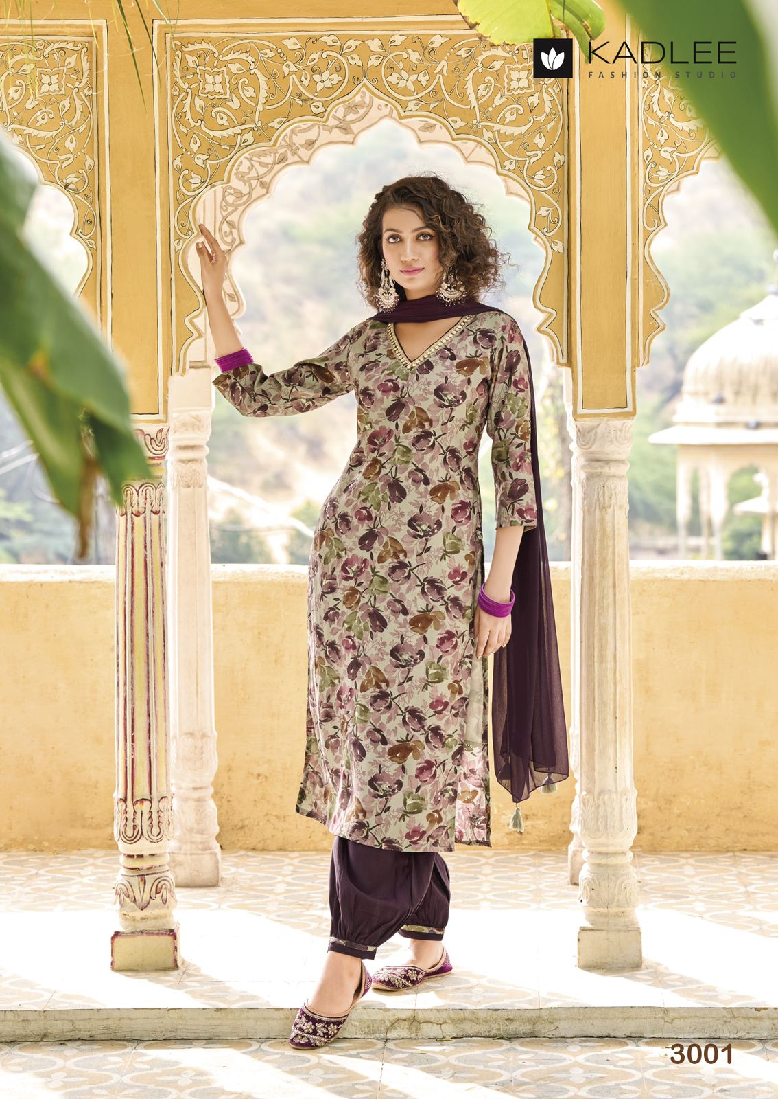 Blossom Kadlee Modal Cotton Afghani Readymade Suit