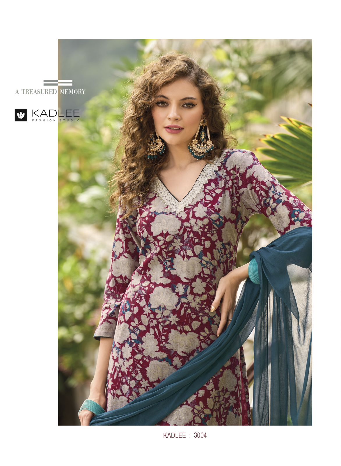 Blossom Kadlee Modal Cotton Afghani Readymade Suit