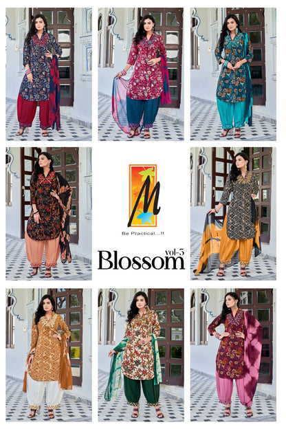 Blossom Vol 3 Manjeera Afghani Readymade Suit