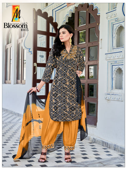 Blossom Vol 3 Manjeera Afghani Readymade Suit