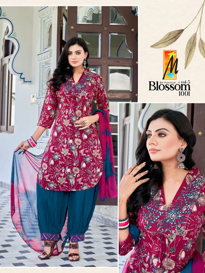Blossom Vol 3 Manjeera Afghani Readymade Suit