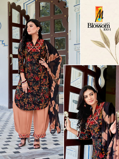 Blossom Vol 3 Manjeera Afghani Readymade Suit