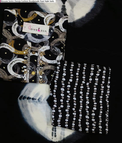 Blossom Series Dveeja Fashion Rayon Readymade Pant Style Suits