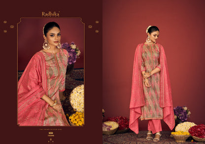 Blossom Vol 14 Radhika Fashion Cotton Pant Style Suits