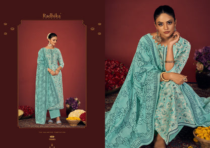 Blossom Vol 14 Radhika Fashion Cotton Pant Style Suits