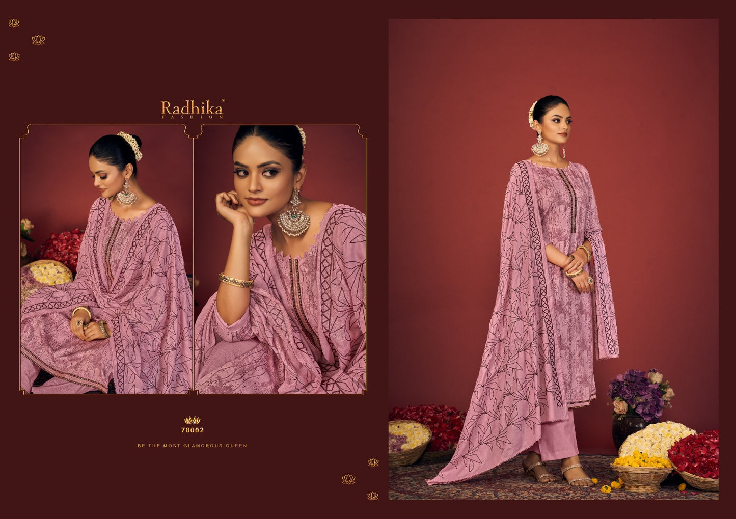 Blossom Vol 14 Radhika Fashion Cotton Pant Style Suits