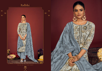Blossom Vol 14 Radhika Fashion Cotton Pant Style Suits