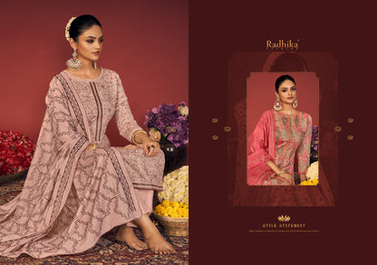 Blossom Vol 14 Radhika Fashion Cotton Pant Style Suits