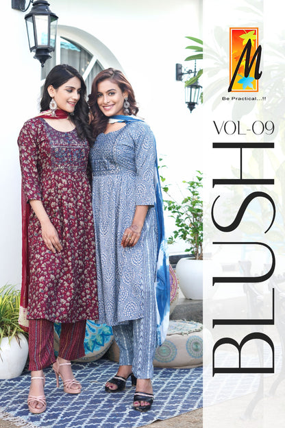 Blush Vol 9 Master Capsule Readymade Pant Style Suits