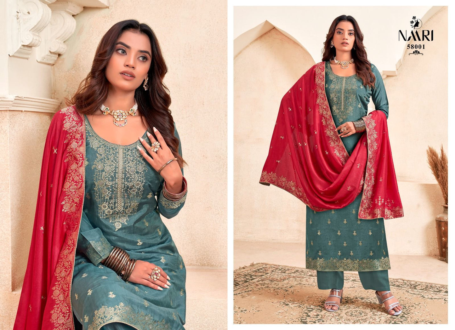 Bmw Naari Muslin Pant Style Suits