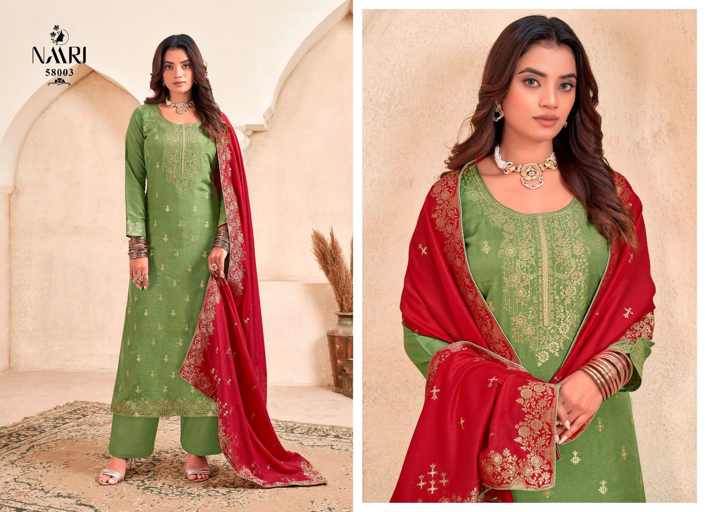 Bmw Naari Muslin Pant Style Suits