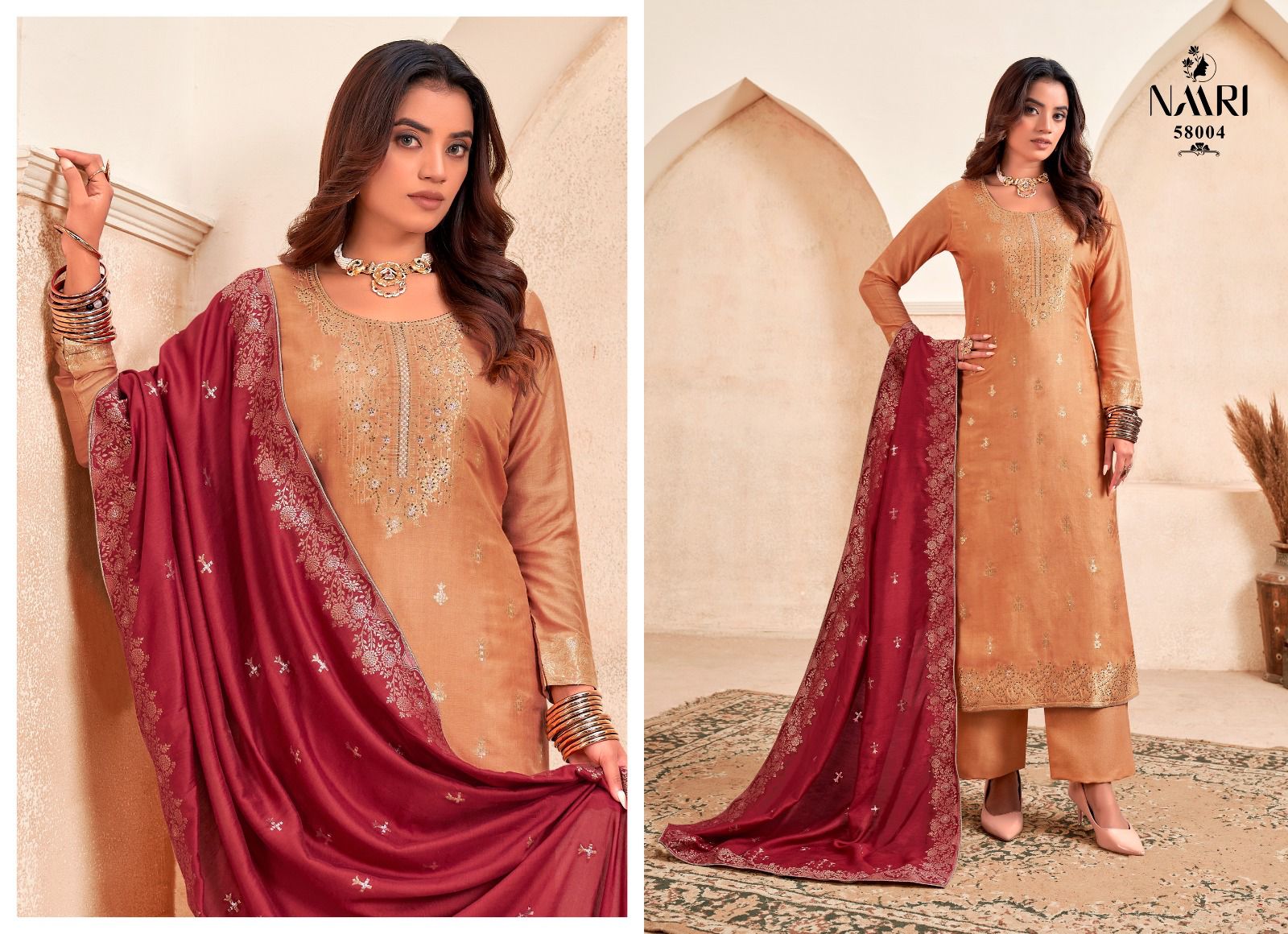 Bmw Naari Muslin Pant Style Suits