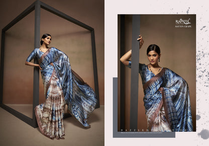 Bollywood Rajpath Satin Crepe Sarees