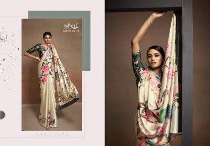 Bollywood Rajpath Satin Crepe Sarees