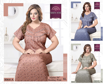 Bombay-1002 Shivani Night Gowns