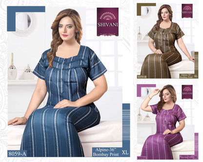 Bombay-1002 Shivani Night Gowns