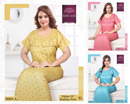 Bombay-1002 Shivani Night Gowns