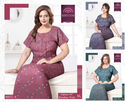 Bombay-1002 Shivani Night Gowns