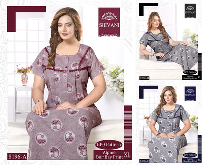 Bombay-1002 Shivani Night Gowns