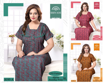 Bombay-1002 Shivani Night Gowns