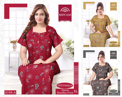 Bombay-1002 Shivani Night Gowns