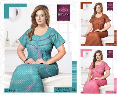 Bombay-1002 Shivani Night Gowns