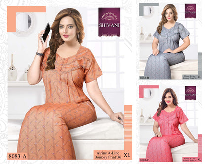 Bombay-1002 Shivani Night Gowns