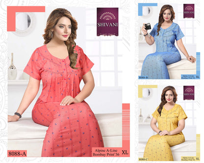 Bombay-1002 Shivani Night Gowns