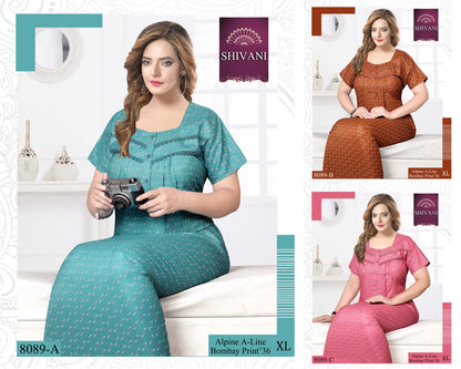 Bombay-1002 Shivani Night Gowns