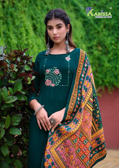 Bombay Beauty Vol 5 Karissa Rayon Readymade Pant Style Suits