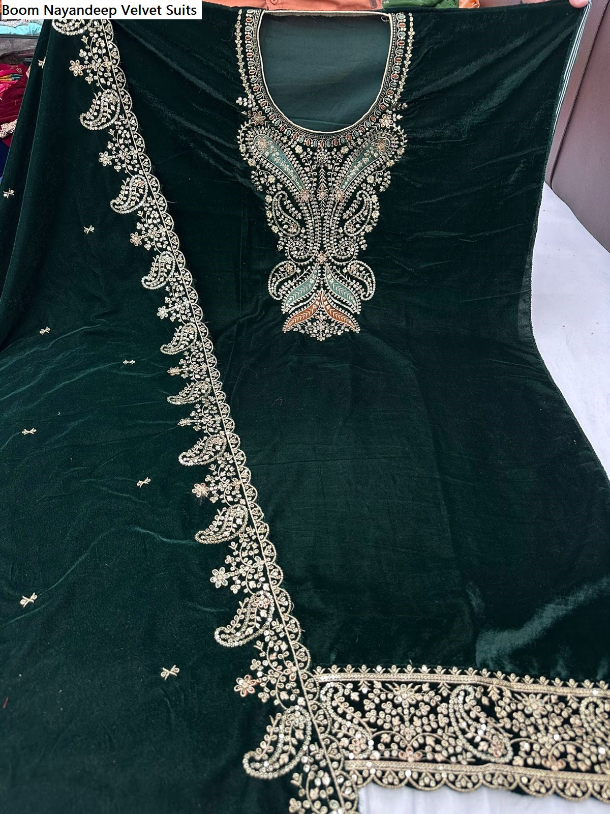 Boom Nayandeep Velvet Suits