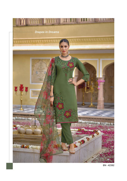 Boondi Vol 3 Kailee Fashion Viscose Silk Readymade Pant Style Suits
