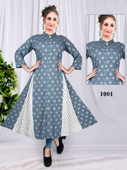 Box Kali Vol 6 Kavinay Rayon Anarkali Kurtis