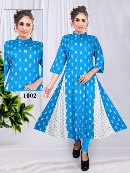 Box Kali Vol 6 Kavinay Rayon Anarkali Kurtis