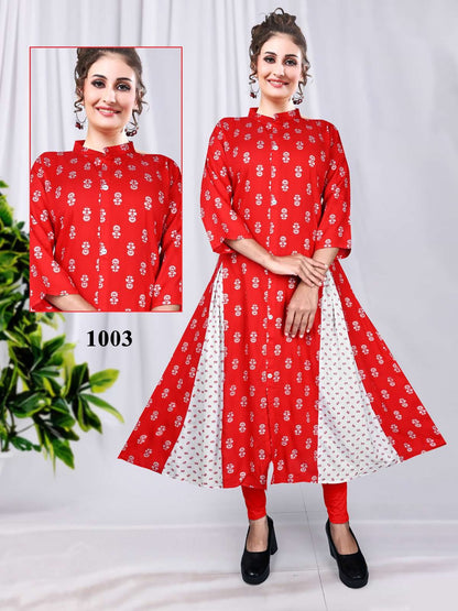 Box Kali Vol 6 Kavinay Rayon Anarkali Kurtis