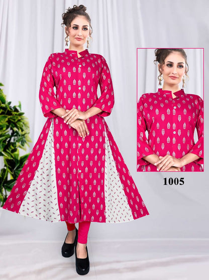 Box Kali Vol 6 Kavinay Rayon Anarkali Kurtis