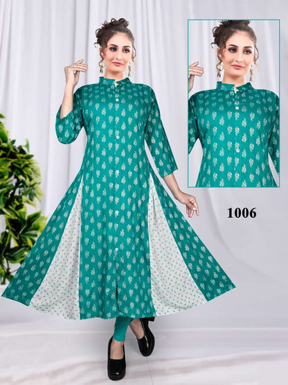 Box Kali Vol 6 Kavinay Rayon Anarkali Kurtis