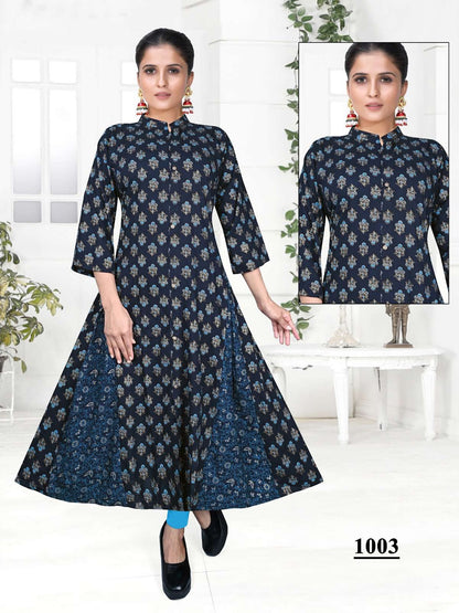 Box Kali Vol 7 Kavinay Rayon Anarkali Kurtis